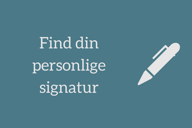 Find din personlige signatur