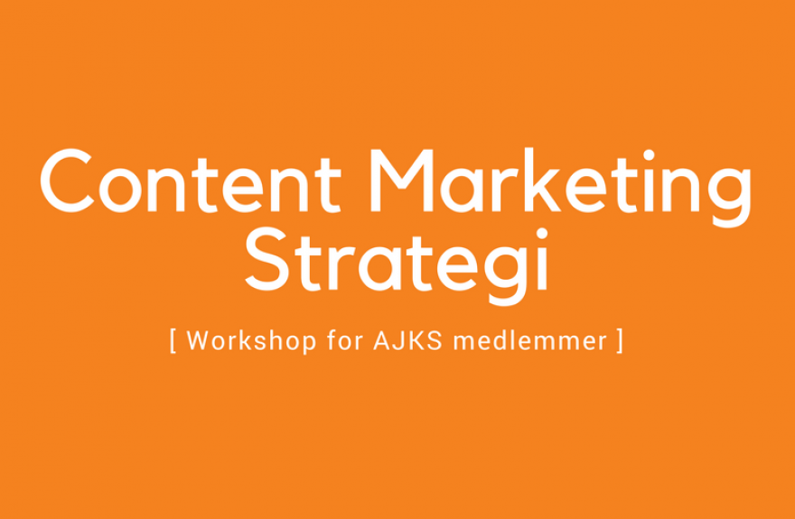 Workshop: Content Marketing Strategi Aarhus 