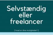 Webinar om freelance og selvstændigbibeskæftigelse